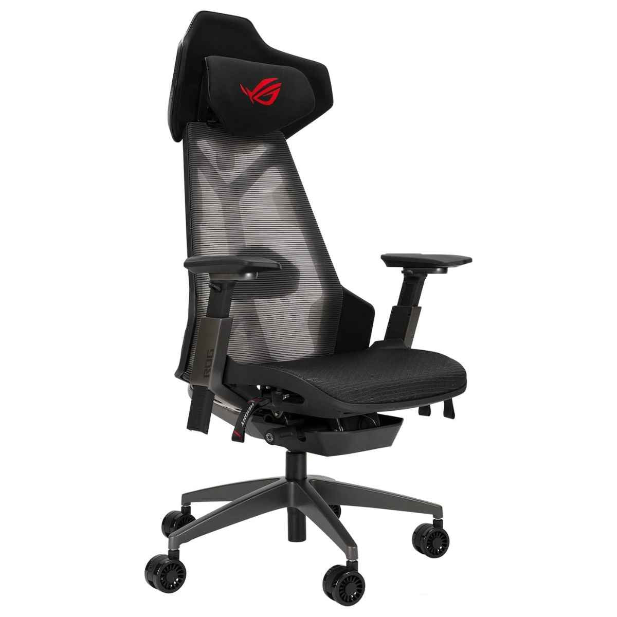Asus ROG Destrier Ergo Gaming Chair – Exoskeletal Design, Mesh Comfort, Aluminum Frame