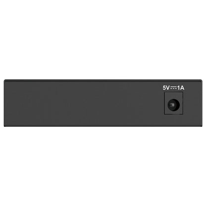 D-Link 5-Port Gigabit Unmanaged Desktop Switch, Metal Casing, Energy Efficient, Fanless, Supports 10 Gbps, 3.55 Watts Power, 10 Gbps Switching Fabric, Black | DGS-105GL
