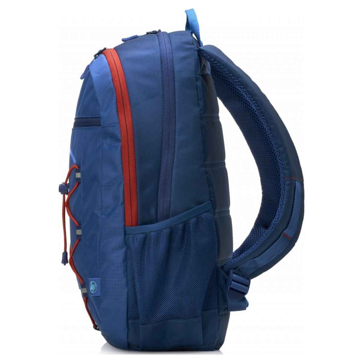 HP 15.6" Active Backpack, Water-Resistant Laptop Backpack, Marine Blue / Coral Red | 1MR61AA#ABB