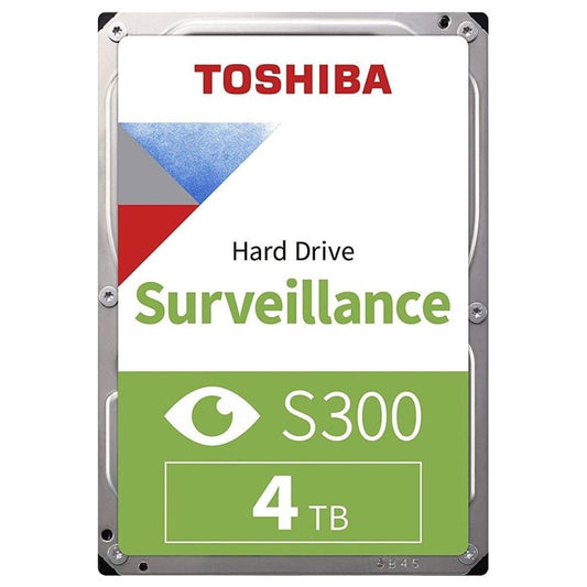 Toshiba S300 Surveillance HDD – 3.5" SATA Internal Hard Drive (2TB / 4TB / 6TB) for DVR & NVR 24/7 Recording