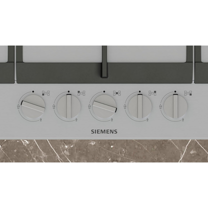 Siemens iQ500 EC9B5QI90M Built-In Gas Hob – 90cm, 5 Burners, 4.0kW Wok Burner