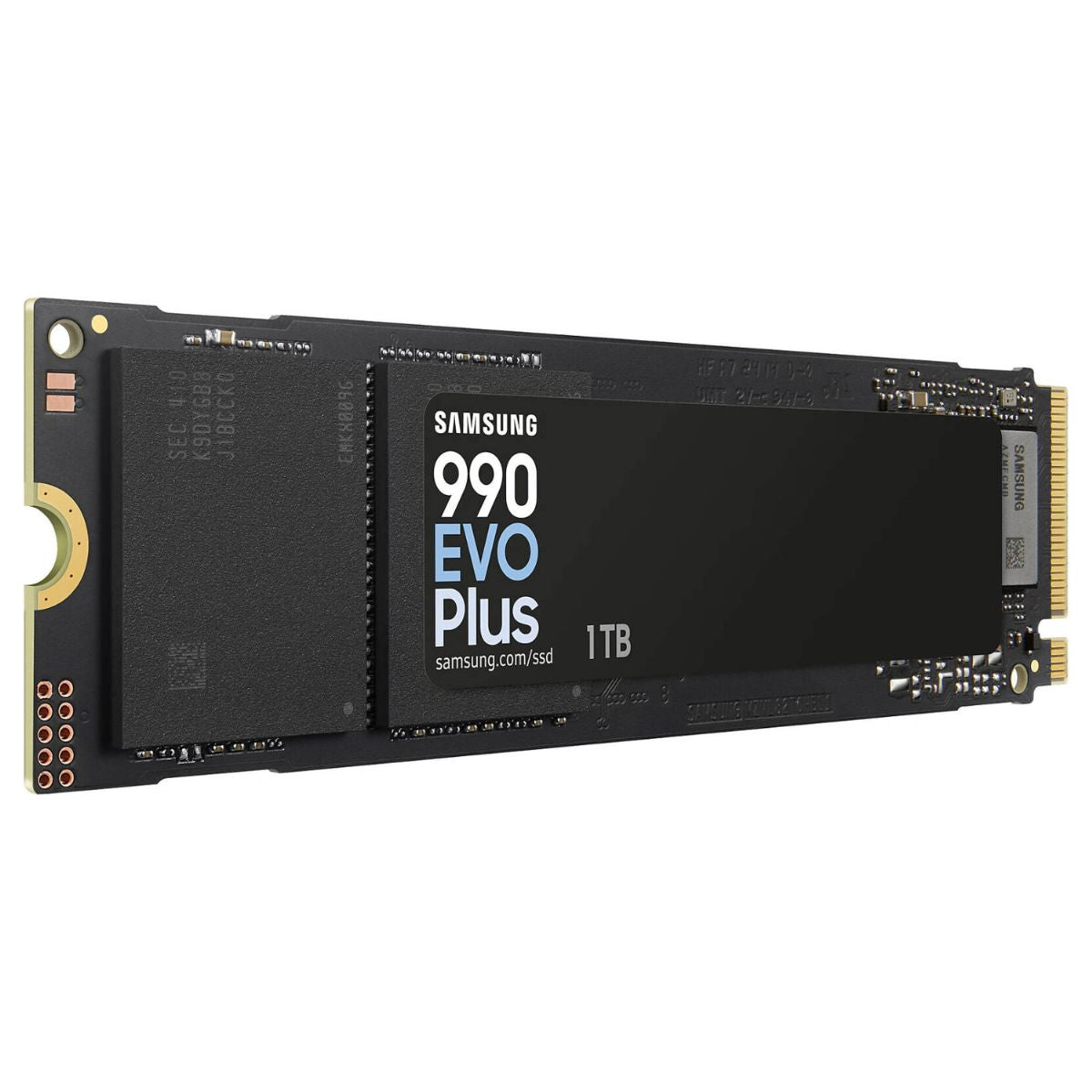 Samsung 990 EVO Plus Internal SSD – 1TB, PCIe Gen 4.0 x4 / Gen 5.0 x2, NVMe 2.0, Up to 7,150 MB/s Read & 6,300 MB/s Write