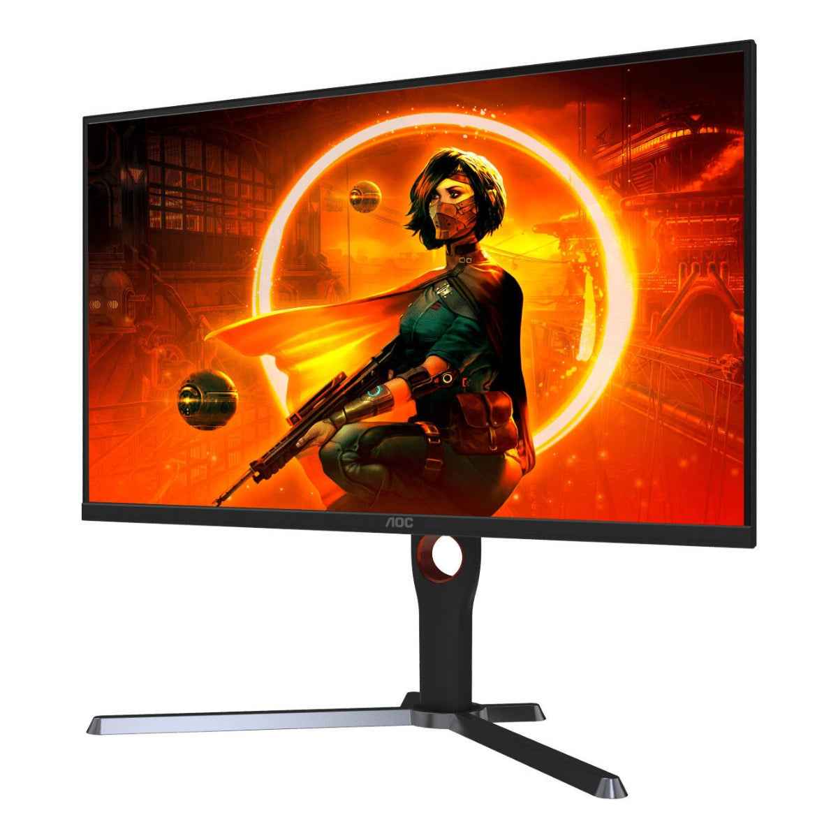 AOC Q27G3ZE  27" Gaming Monitor,QHD IPS Display, Up to 240Hz Refresh Rate, 0.5 (MPRT) Response Time, AMD FreeSync Premium Technology, 1.07b Color Display, Black