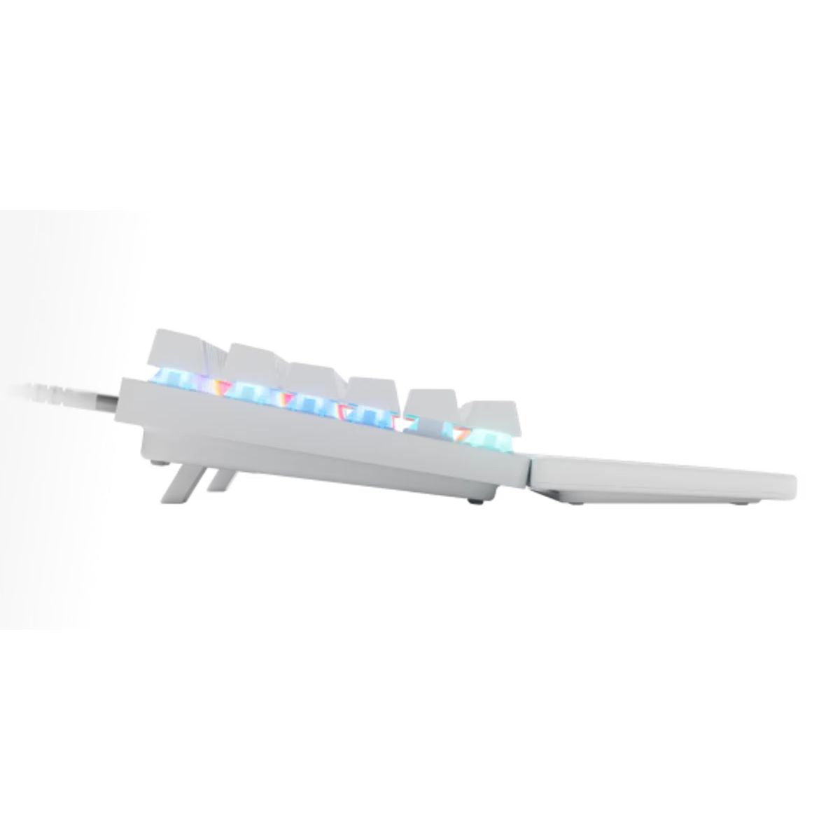 SteelSeries Apex Pro TKL Gen 3 Wireless Gaming Keyboard – White, OmniPoint 3.0, Rapid Trigger, OLED Smart Display