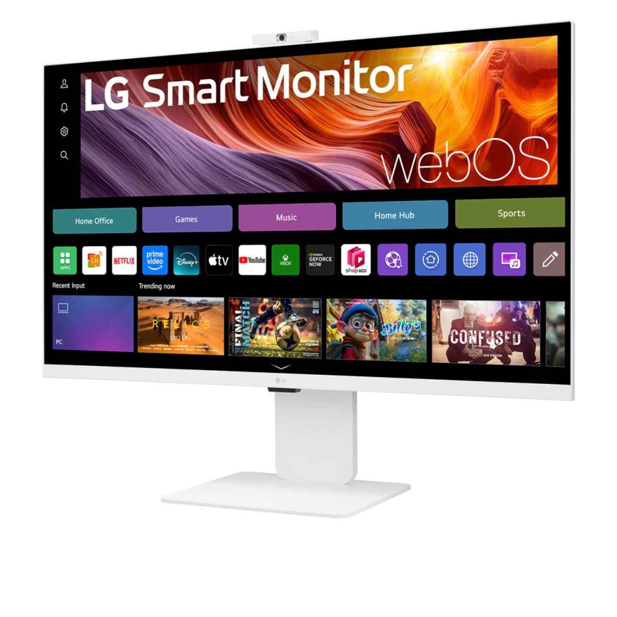LG 32U850SA-W Smart Monitor – 32" 4K UHD IPS Display, webOS, Built-in Camera, HDR10 (White)