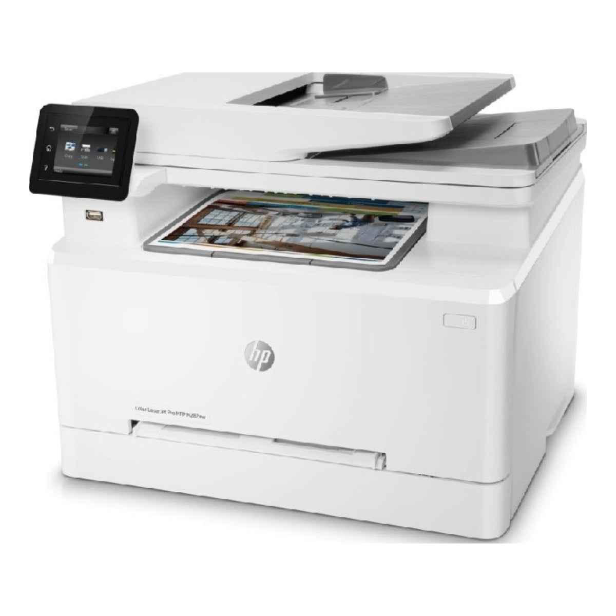 HP MFP M282nw Color Laser Jet Pro Printer, Up to 21 ppm Print Speed, Up to 600x600 Dpi Resolution, 2.7'' Graphic Screen, 100 Sheets Output Capacity, Flatbed, 361 Watts Power Consumption | 7KW72A