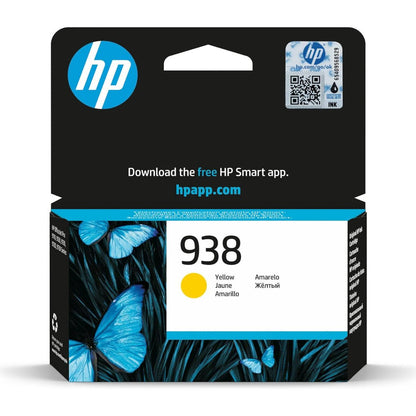 HP 938 Original Ink Cartridge Series – Black, Cyan, Magenta & Yellow | High-Quality Thermal Inkjet Printing