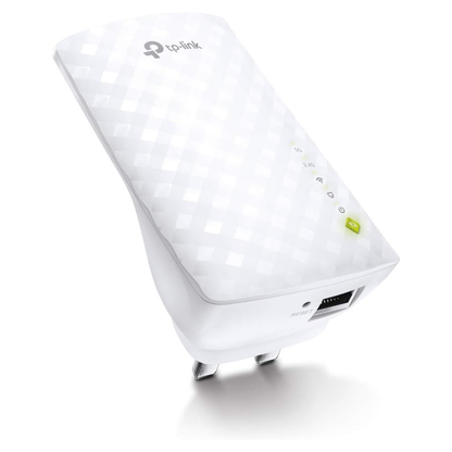 TP-Link RE200 AC750 Mesh Wi-Fi Range Extender – Dual Band, 750Mbps, OneMesh, Ethernet Port (White)