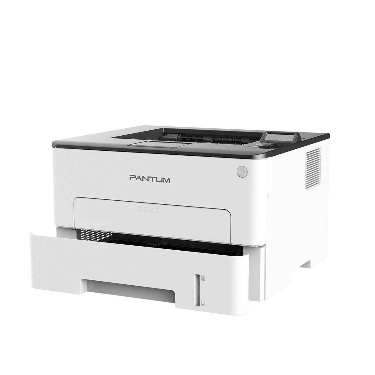 Pantum P3305DN Mono Single Function Laser Printer, 33 ppm Print Speed, USB & Ethernet Connectivity, Automatic Duplex Printing, 2-Line LCD Control Panel, 250 Pages Input Tray, White | P3305DN