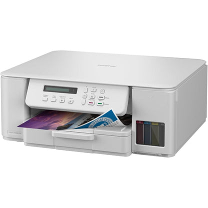 Brother Wireless All In One Ink Tank Printer, Automatic Duplex Print, Wireless & Mobile Print, Compact Design, White - DCP-T536DW