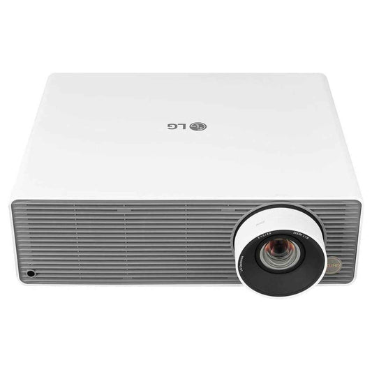LG ProBeam BU60RG 4K UHD Laser Projector, 6000 ANSI Lumens, 3840x2160 Resolution, 12 Point Warping, Wireless/BT Connection, 1.6x Zoom, HDR10 Compatible, 2xHDMI/USB, White | LGBU60RG.AMA