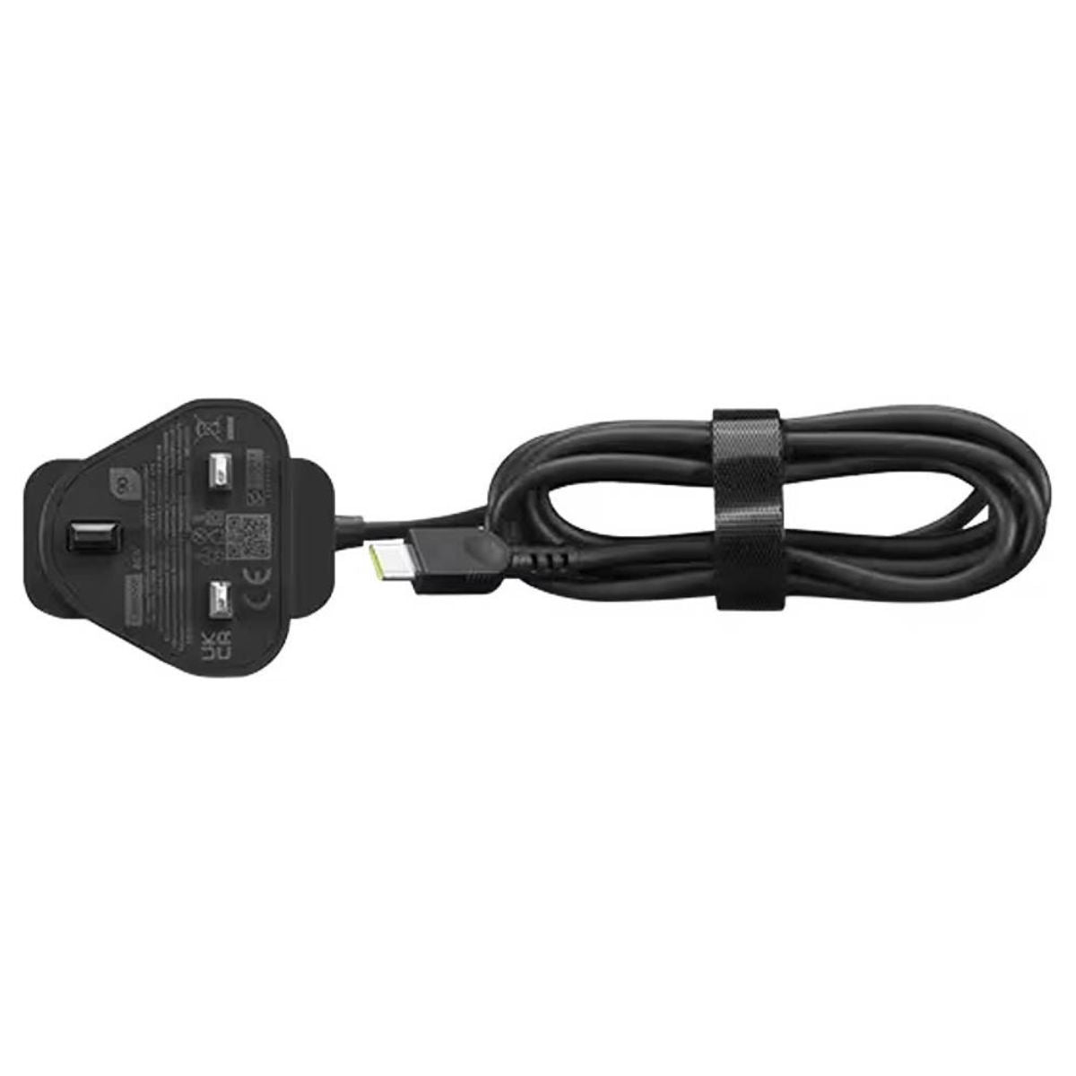 Lenovo 65W USB-C Wall Adaptor | UK Pin | PD 3.0 | 100-240V | 170cm Cable | Black | 4X21L54612