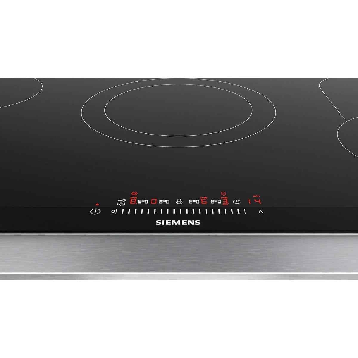 Siemens ET975FKB1Q Built-In Electric Hob – 90cm, Black, Ceramic Glass, Made in Germany