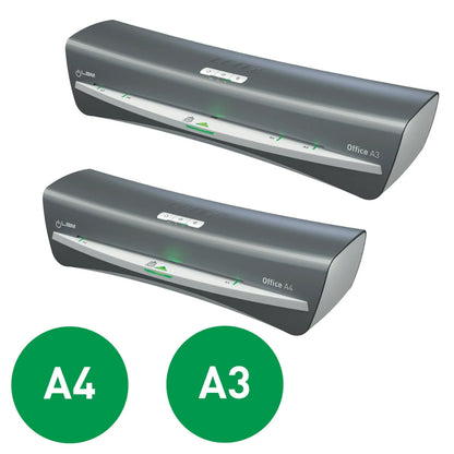 Leitz iLam Office A3 Laminator – Fast Warm-Up, 80–125 Microns, High-Speed Performance, Silver/White | LE72531084