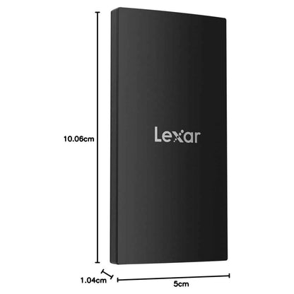 Lexar SL300 Portable SSD – 2TB, Up to 1050MB/s, USB-C High-Speed External Storage | Black