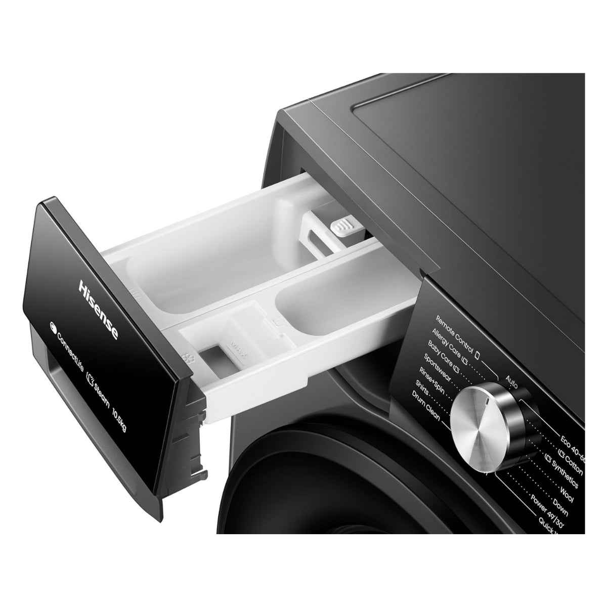 Hisense WF3S1043BT 10.5 kg Smart Front-Load Washing Machine – WiFi Smart Connect