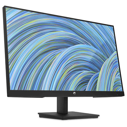 HP V24v G5 Monitor – 23.8" FHD VA Display, 75Hz, 5ms GtG, AMD FreeSync, Micro-Edge Bezel (Black)