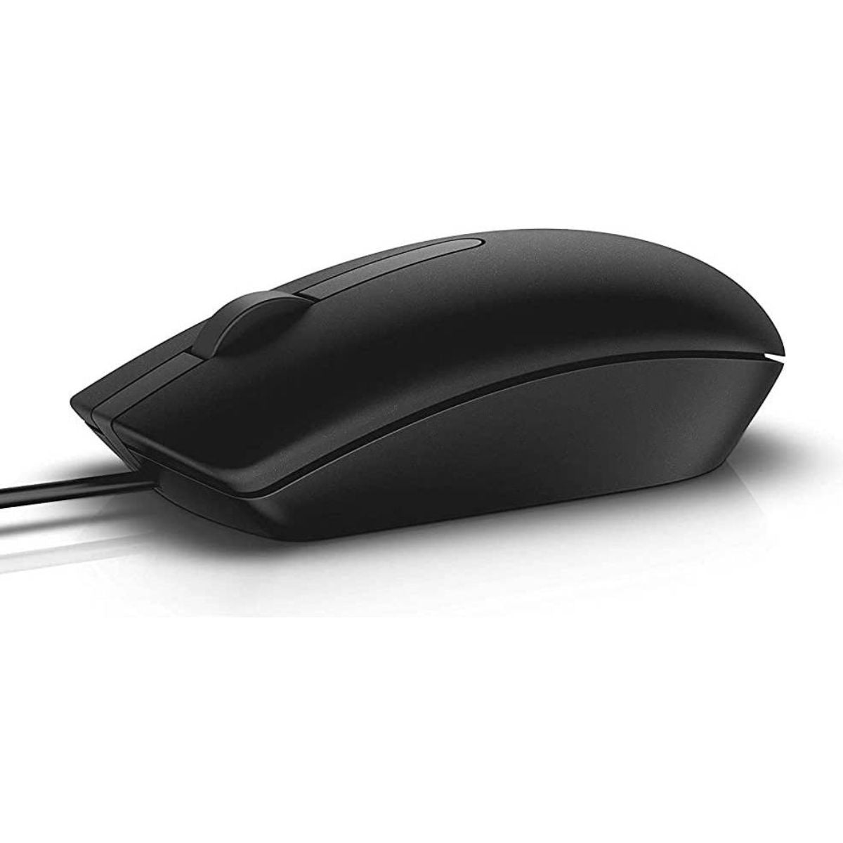 Dell MS116 USB Wired Optical Mouse, 1000 DPI Optical Tracking, 6ft Cable, Black | 570-AAIR