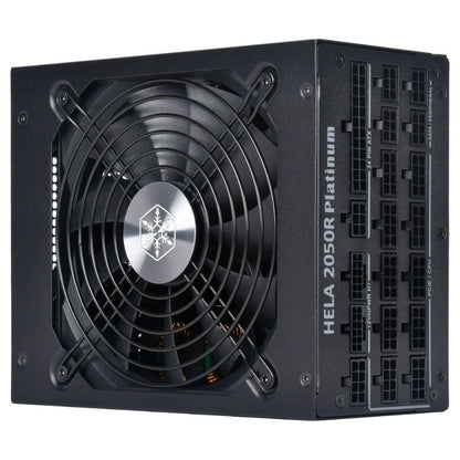 SilverStone HELA 2050R Platinum Fully Modular Power Supply, 2050W Power, Cybenetics Platinum Certified, Active PFC, All Japanese Electrolytic Capacitors, Black