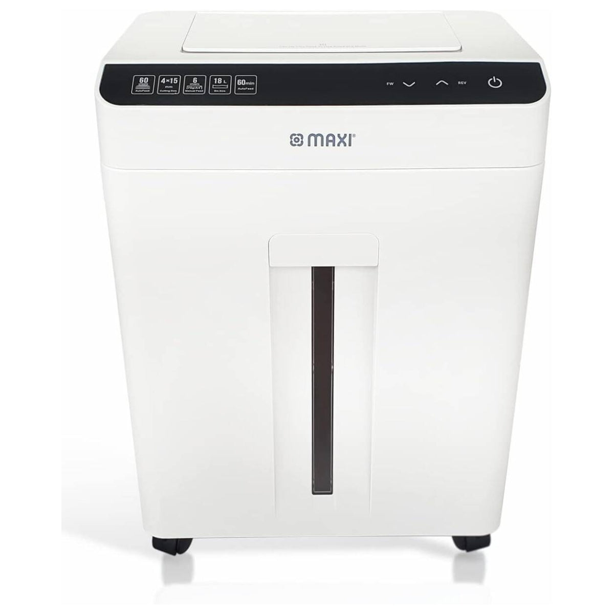 Maxi AFS60 Auto-Feed Paper Shredder Cross Cut – Compact & Secure Shredding for Home and Office