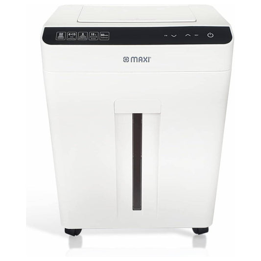 Maxi AFS60 Auto-Feed Paper Shredder Cross Cut – Compact & Secure Shredding for Home and Office