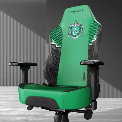 Cybeart Slytherin Licensed Edition Gaming Chair | Supreme PU Leather | Cold-Cured Foam | 4D Armrests | 165° Recline | 150kg | GC-PUAPEX-HP01