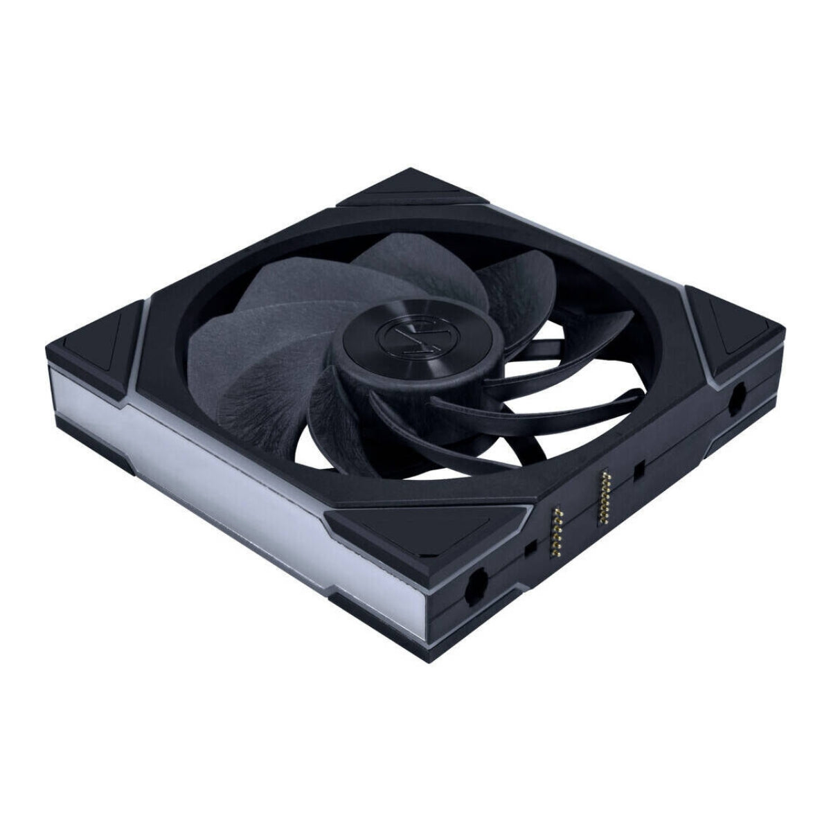 Lian-Li UNI FAN TL Wireless Reverse 140mm Case Fan – 1800 RPM, 103.9 CFM Airflow, Fluid Dynamic Bearing, 4-PIN PWM | Black / White