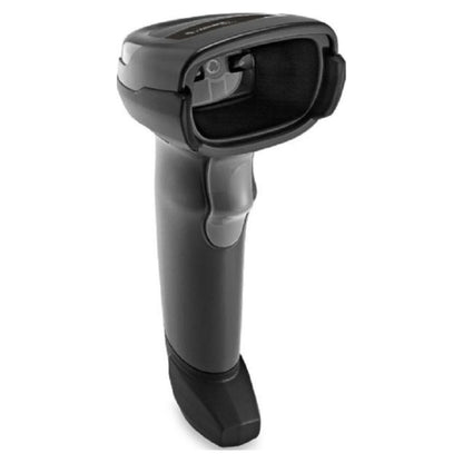 Zebra DS2208 2D Barcode Scanner | Handheld Corded Scanner | Includes Stand & USB Cable | Black | DS2208-SR7U2100SGW