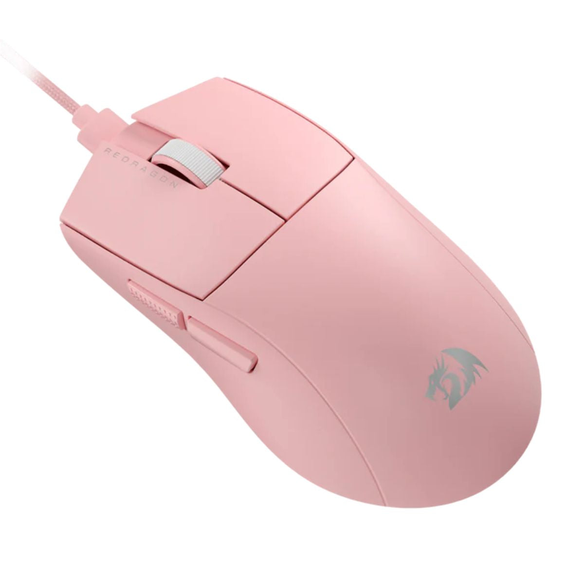 Redragon K1NG M724 Wired Gaming Mouse | 1000Hz Polling Rate | High-Precision Optical Sensor | Black / White / Pink