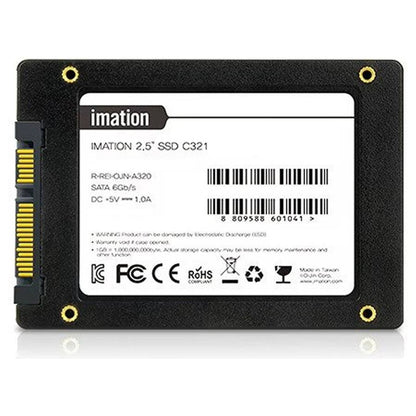 Imation C321 SATA III 2.5" Internal SSD | 1TB Capacity | Up to 550MB/s Read &amp; 500MB/s Write | 3D NAND | Black | IM1TSSDV01C1N6