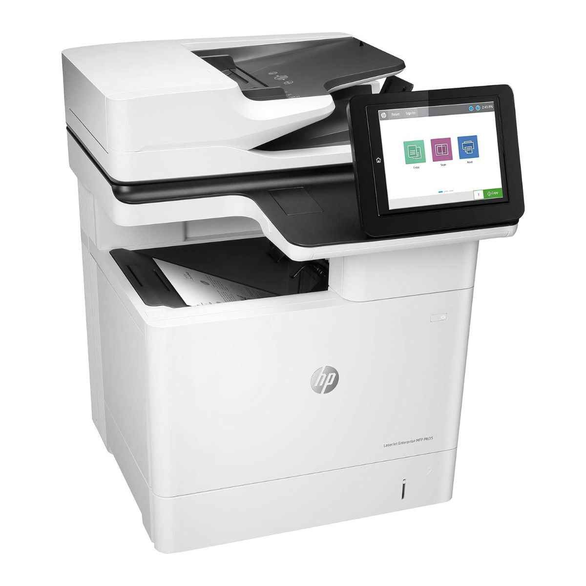 HP Enterprise MFP M635h LaserJet Printer, Print, Copy, Scan, Up to 65 PPM, 1200 x 1200 DPI, 8" Touchscreen, Automatic Duplex Printing | 7PS97A