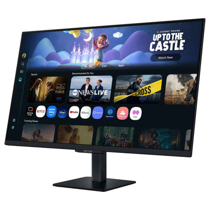 Samsung  M5 M50F Smart Monitor, 32" VA Display, FHD Resolution, 60Hz Refresh Rate, 5ms (GtG) Response Time, Wi-Fi 5 & Bluetooth 5.2 Connectivity, Tizen Operating System, Black