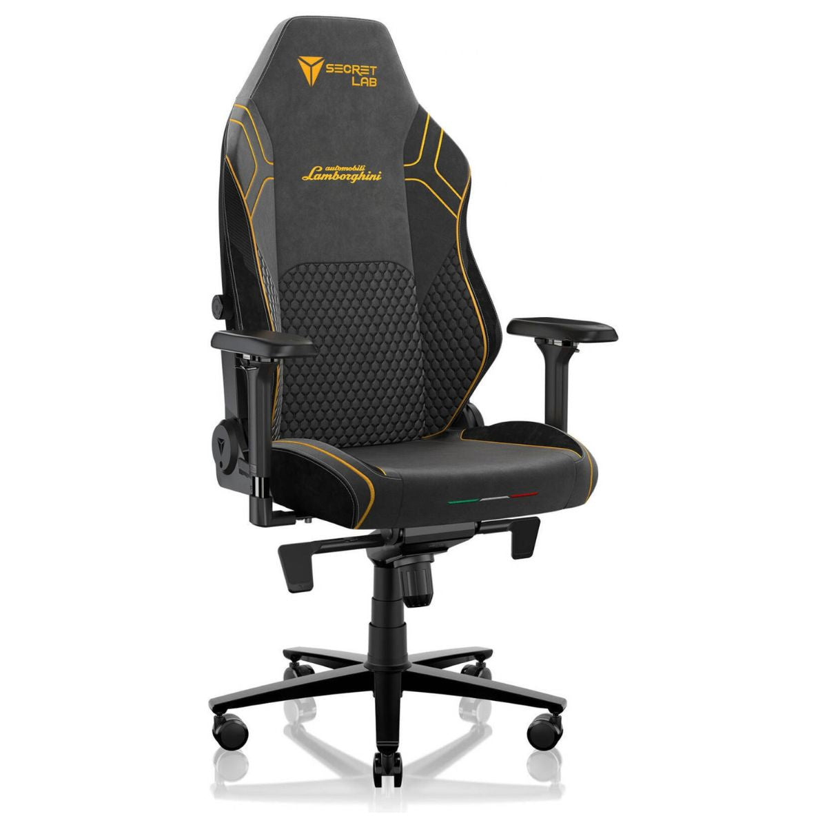 Secretlab TITAN Evo Regular Gaming Chair | Lamborghini Giallo Auge | Microsuede | 4D Armrests | 165° Recline | M07-E24SU-ALDGA1R