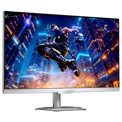 Gigabyte M27UP ICE 27" Gaming Monitor – 4K UHD, 160Hz, 1ms (GTG), SS IPS, Dual Mode, FreeSync &amp; G-SYNC Compatible (White/ICE Edition)