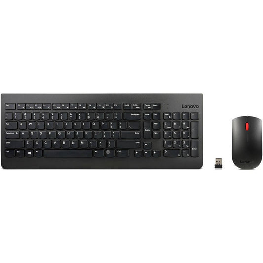 Lenovo 510 Wireless Combo Keyboard & Mouse – 2.4GHz, 1200 DPI, English & English-Arabic Layout, White/Black