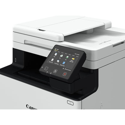 Canon i-SENSYS MF754Cdw AIO Colour Laser Printer – Print, Scan, Copy, Fax, 33ppm, 1200 × 1200 dpi, 5” Touch LCD, WiFi, Duplex Printing, White | 5455C009