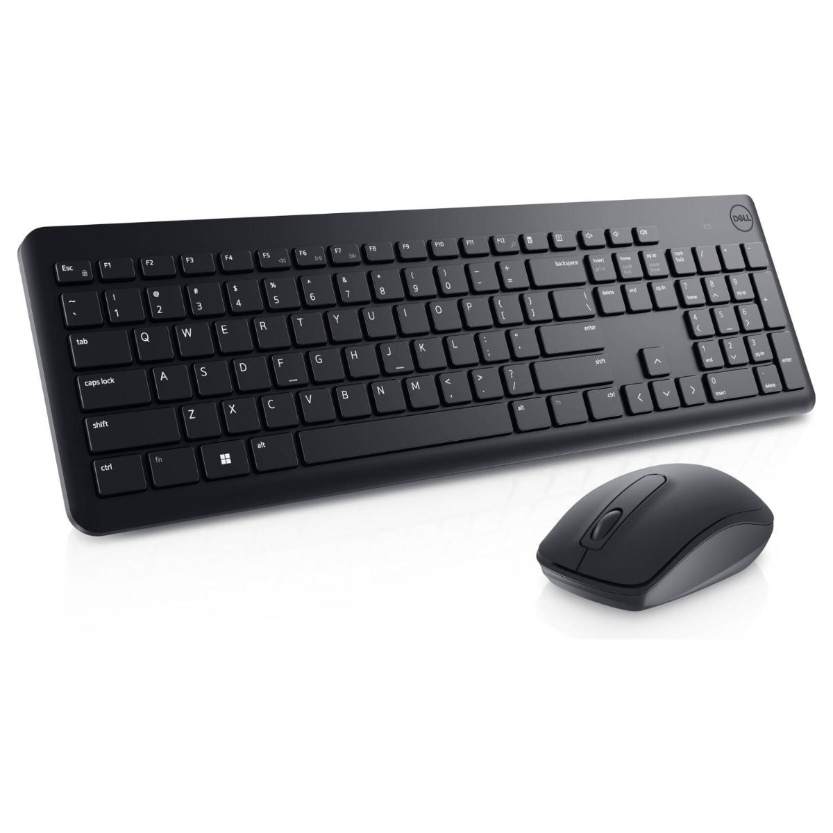 Dell KM3322W Wireless Keyboard and Mouse Combo, 2.4GHz Wireless Connection, 1000 DPI Optical Mouse, AES-128 Encryption, Black | KM3322W