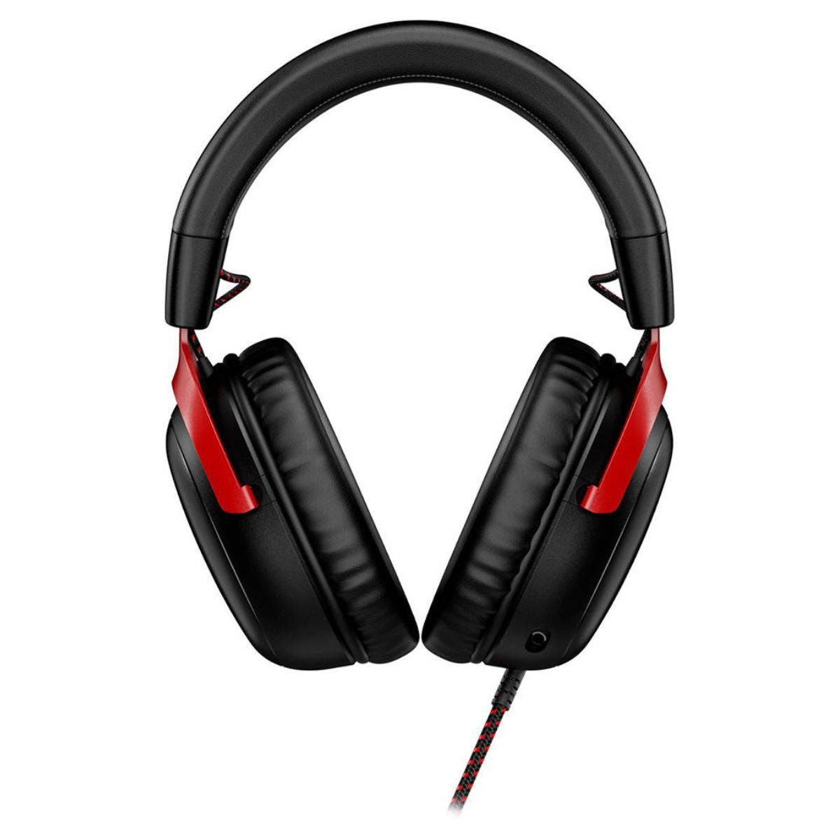 HyperX Cloud III Wired Gaming Headset, 53mm Drivers, DTS Spatial Audio, Noise-Cancelling Mic, Multi-Platform, Black/Red
