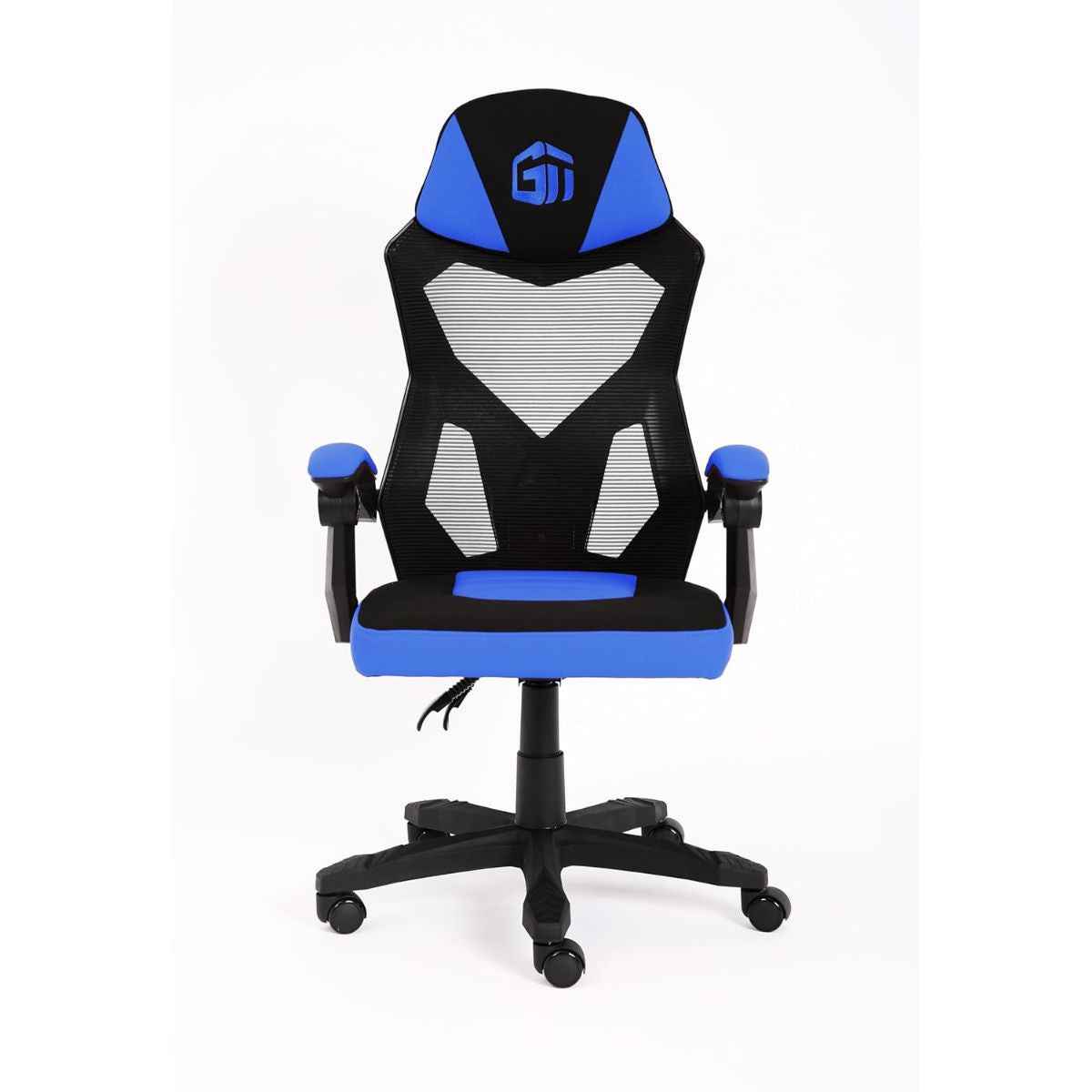GamerTek Ignite Gaming Chair – Breathable Mesh & Fabric, Ergonomic Design, 120kg Capacity