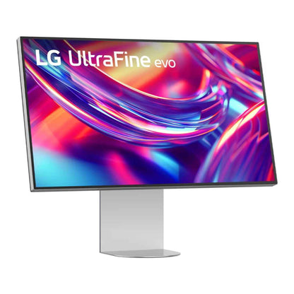 LG UltraFine  Monitor, 32" IPS Black Display, 6K Resolution, 60Hz Refresh Rate, 5ms (GtG @ Faster) Response Time, Thunderbolt 5 Port, DisplayHDR 600, HDR10, White