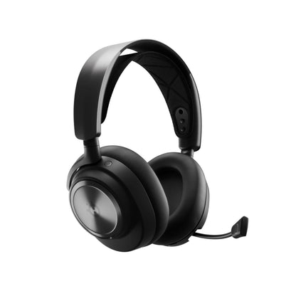 SteelSeries Arctis Nova Pro Wireless Gaming Headset, Infinity Power System, Dual Audio Streams, Active Noise Cancellation, ClearCast Gen 2 Mic, Compatible with PS4 / PS5 / PC, Black | 61520