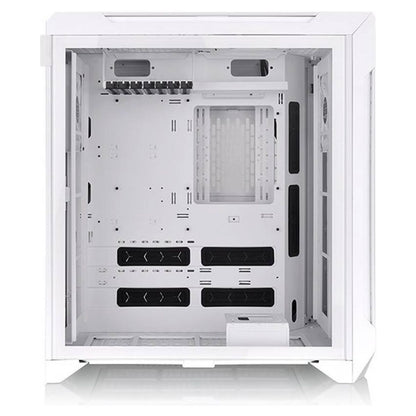 Thermaltake CTE C700 Air Snow ATX MT PC Case, Centralized Thermal Eficiency, Tempered Glass Side Panel, Up to 360mm AIO & 3*140mm Pre-Inst Fans, USB 3.2 Type-C*1, USB 3.0*2, White | CA-1X7-00F6WN-00