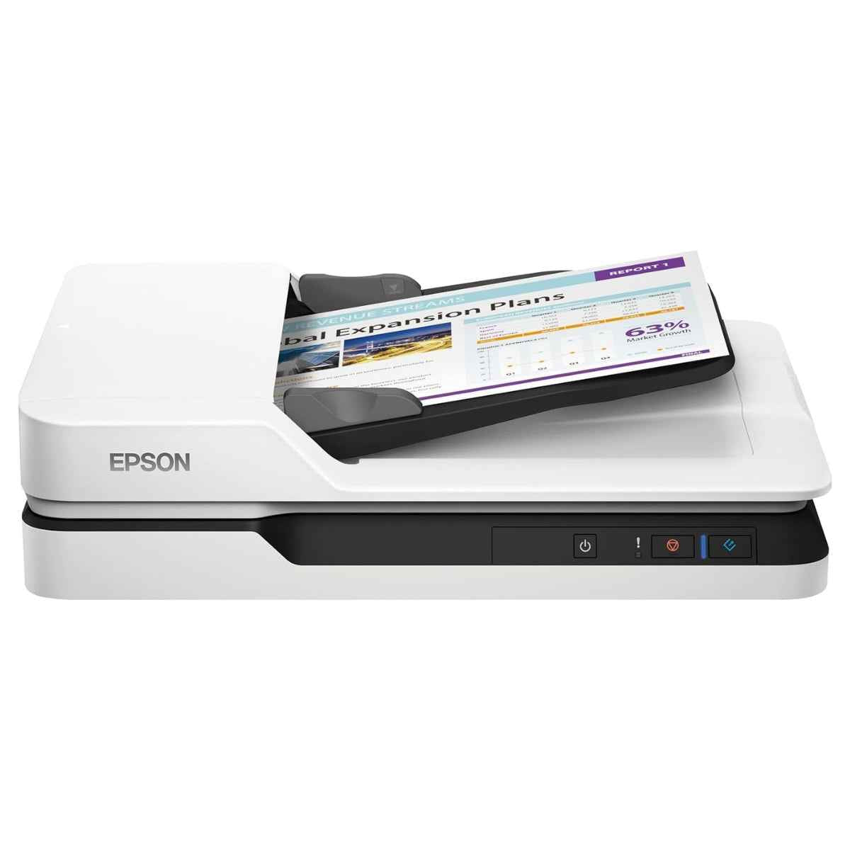 Epson DS-1630 Flatbed Color, Maximum Scan Size: 8.5 x 120", Scan Speed: 25 ppm / 10 ipm, Document Scanner | B11B239402BB