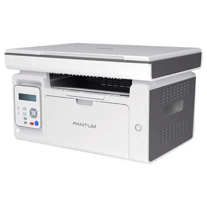 Pantum M6509NW Mono Laser Multi-Function Laser Printer, 22 ppm Print Speed, Hi-speed USB 2.0, Ethernet, WiFi Connectivity, 150 Pages Standard Input Capacity, White | M6509NW