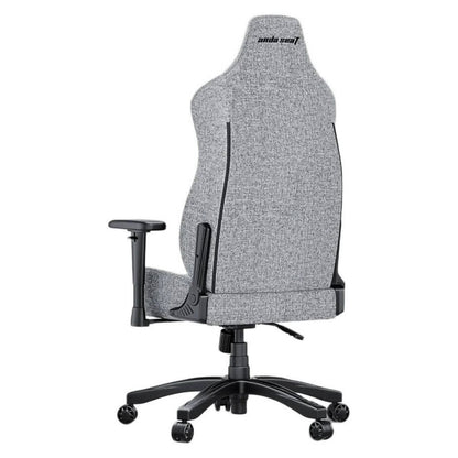 AndaSeat Novis L Gaming Chair | Linen Fabric | Ash Gray | 155–190cm | 5cm Raised Lumbar | AD23-L-01-G-F