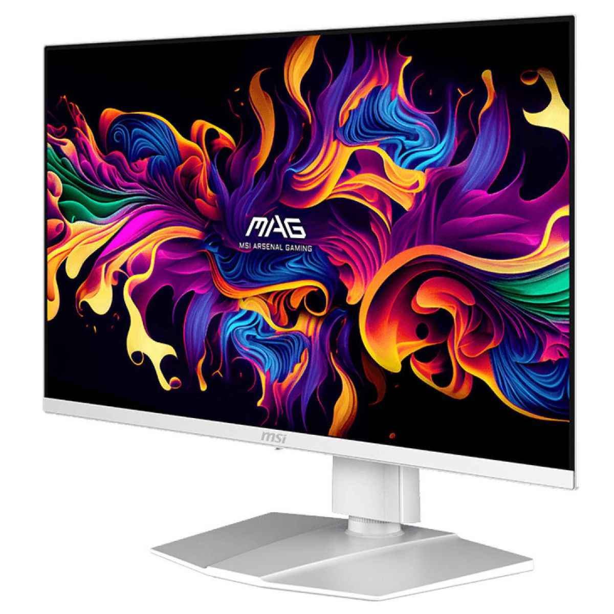 MSI MAG 272QPW X28 Gaming Monitor, 27" QD-OLED Display, QHD Resolution, 0.03ms (GtG) Response Time, 280Hz Refresh Rate, Adaptive-Sync Technology, White | MAG-272QPW-QD-OLED-X28