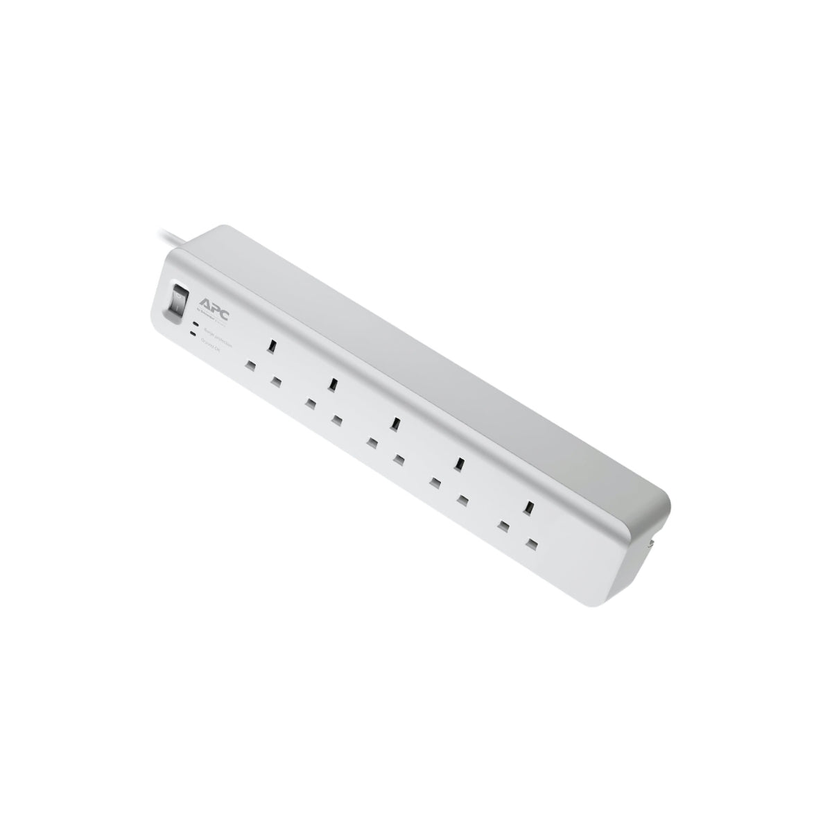 APC PM5-UK – 5-Outlet 230 V Surge Protector for Home & Office