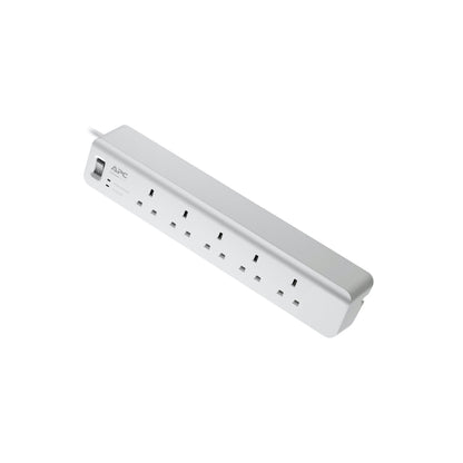 APC PM5-UK – 5-Outlet 230 V Surge Protector for Home & Office