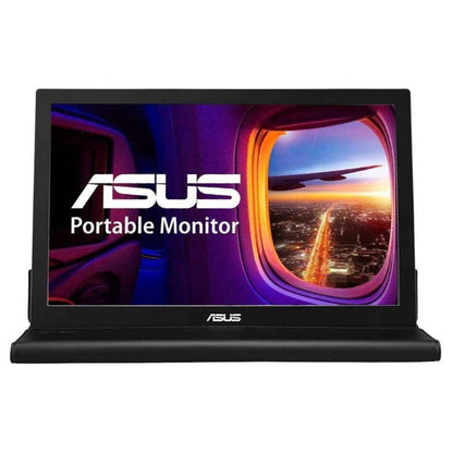 ASUS MB168B Portable Monitor, 15.6" WXGA TN Display, 60Hz Refresh Rate, 11ms Response Time, USB 3.0 Connectivity, Auto-Rotating Display, EzLink Technology, Black | 90LM00I0-B01170