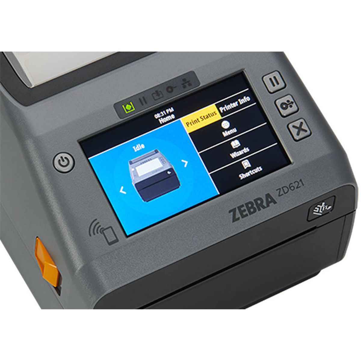 Zebra ZD621 Barcode Desktop Label Printer, Thermal Transfer Printing, 300dpi Print Resolution, 152 mm/s Printing Speed, 118 mm Label Width, Bluetooth, Ethernet Connectivity, Gray | ZD6A043-30EF00EZ